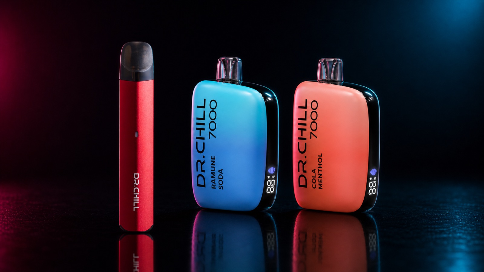 POD型 DR.CHILL と使い捨てタイプ DR.CHILL7000